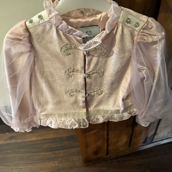 Pink Ruffled Kids Matching Set - Picture 2 of 7